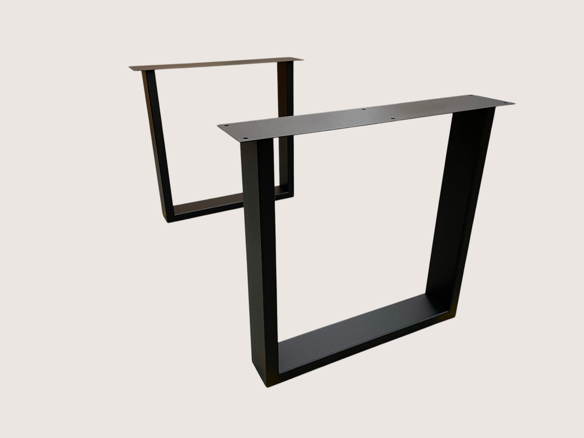 U-Design Tischgestell massiv Stahl 2er Set