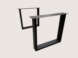 U-Design Tischgestell massiv Stahl 2er Set