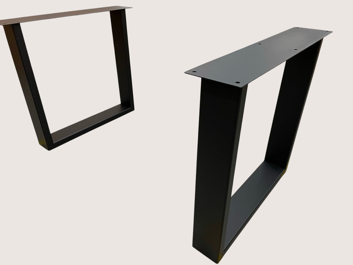 U-Design Tischgestell massiv Stahl 2er Set