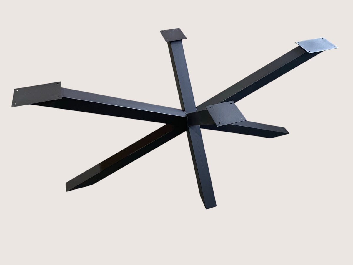 Tischgestell Spider Design Stahl pulverbeschichtet