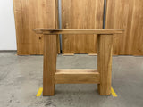 H-Design Tischgestell massiv Eiche 2er Set