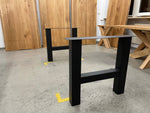 H-Design Tischgestell massiv Stahl 2er Set