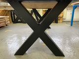 X-Design Tischgestell massiv Stahl 2er Set